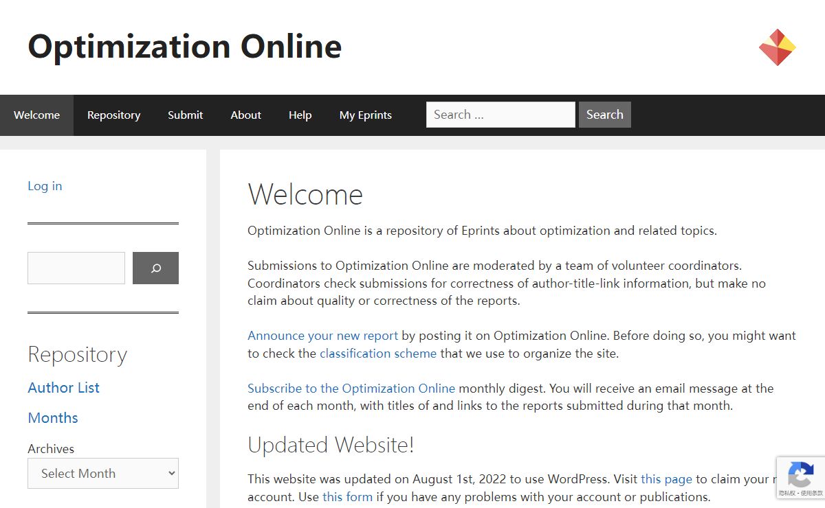 Optimization Online