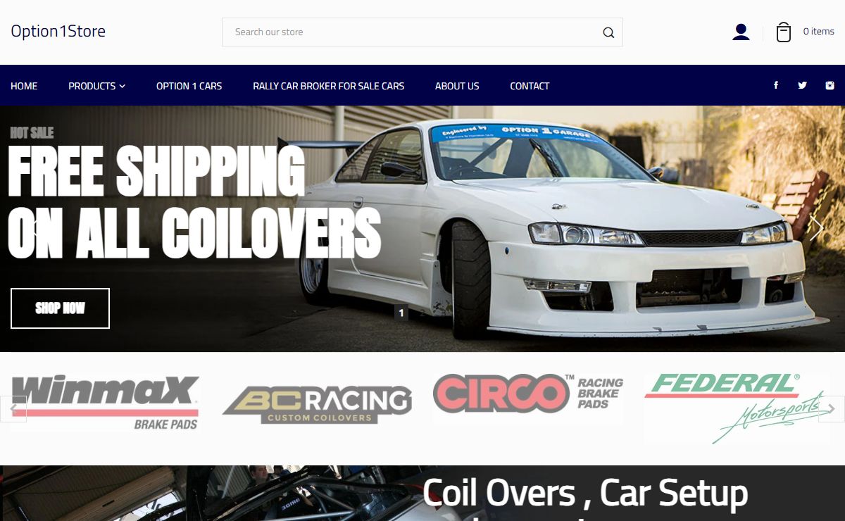 BC Racing Coilovers , Car restorations , Classic Rally Car sales – Option1Store