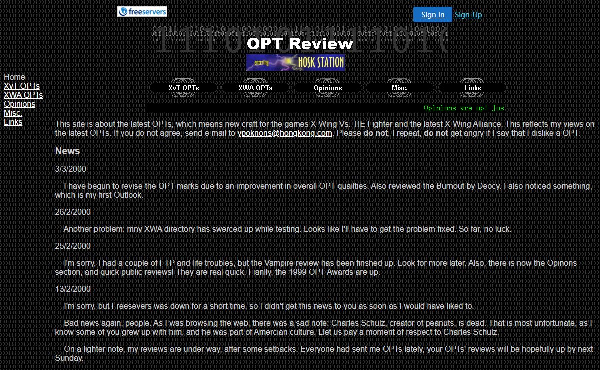 OPT Review!