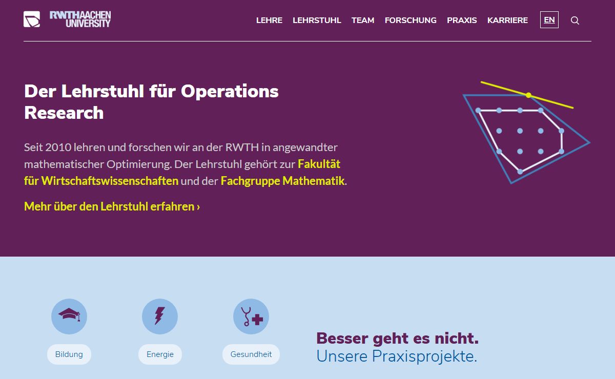 Operations Research Lehrstuhl RWTH Aachen