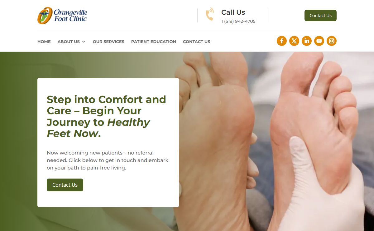 Orangeville Foot Clinic | Foot Care, Chiropody, Treatments - Orangeville Foot Clinic | Foot Care, Chiropody, Treatments