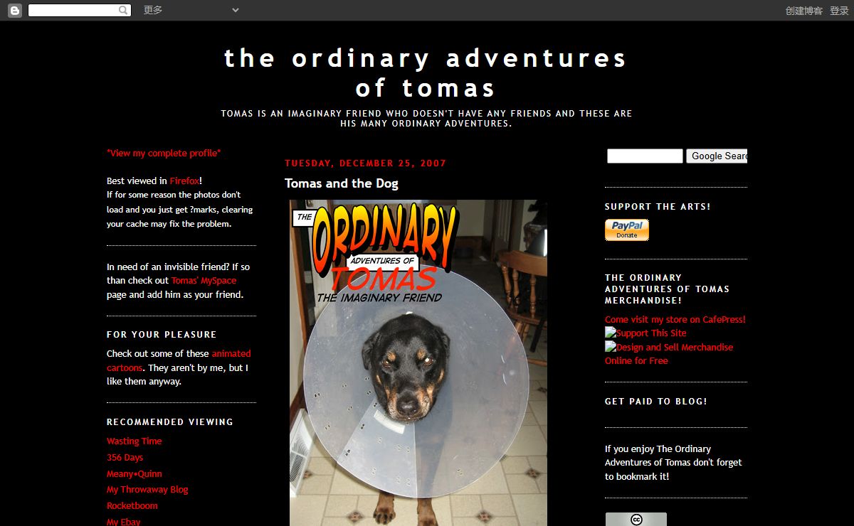 The Ordinary Adventures of Tomas