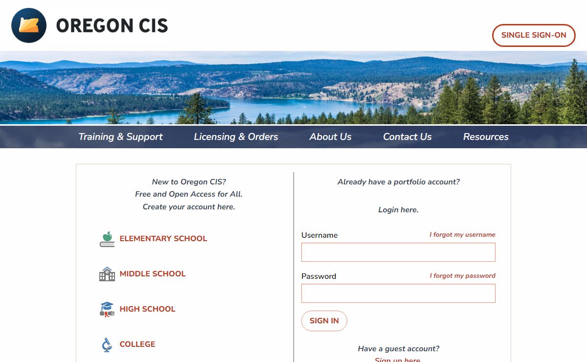 Log In | Oregon Career Information System