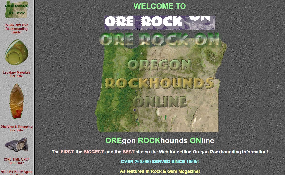 OreRockOn - Oregon Rockhounds Online