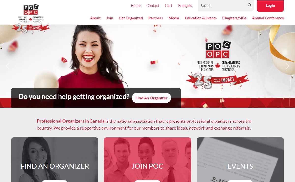 Professional Organizers in Canada – National association that represents professional organizers across Canada