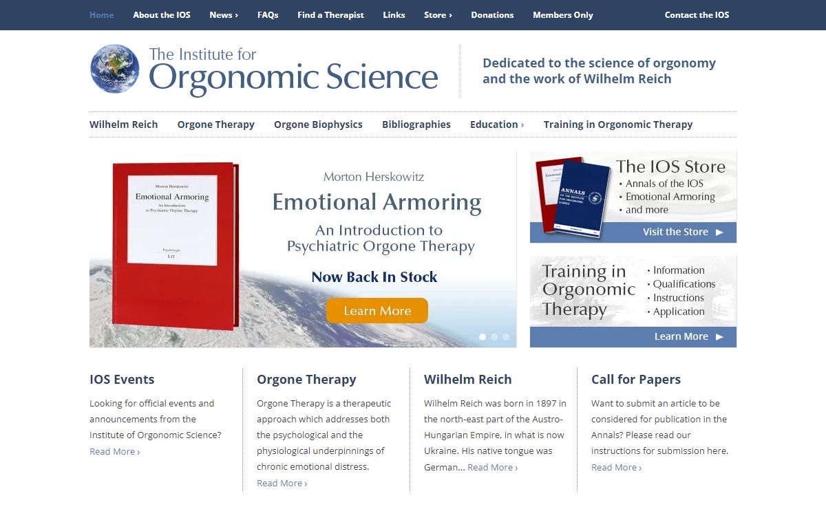The Institute for Orgonomic Science