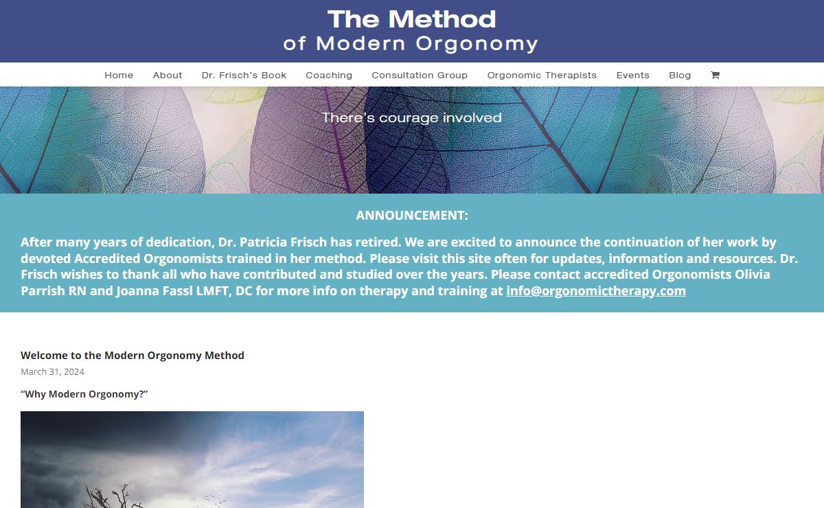 The Method of Modern Orgonomy