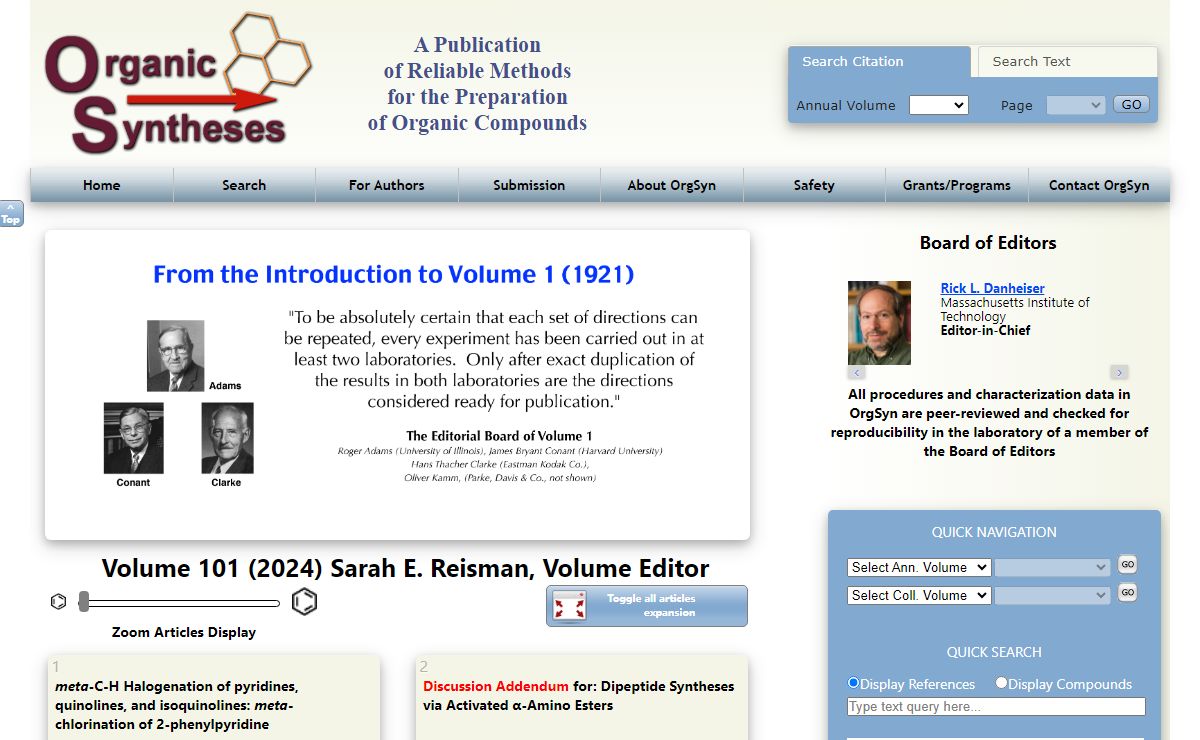 Organic Syntheses