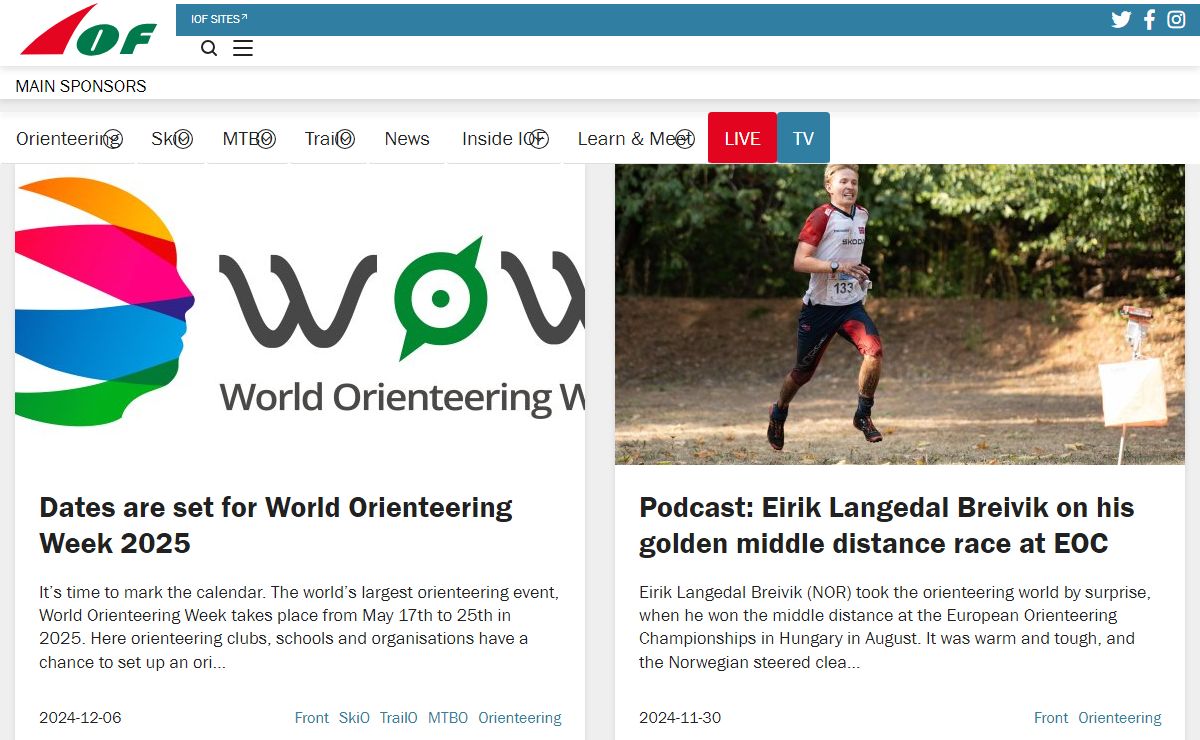 Home | International Orienteering Federation