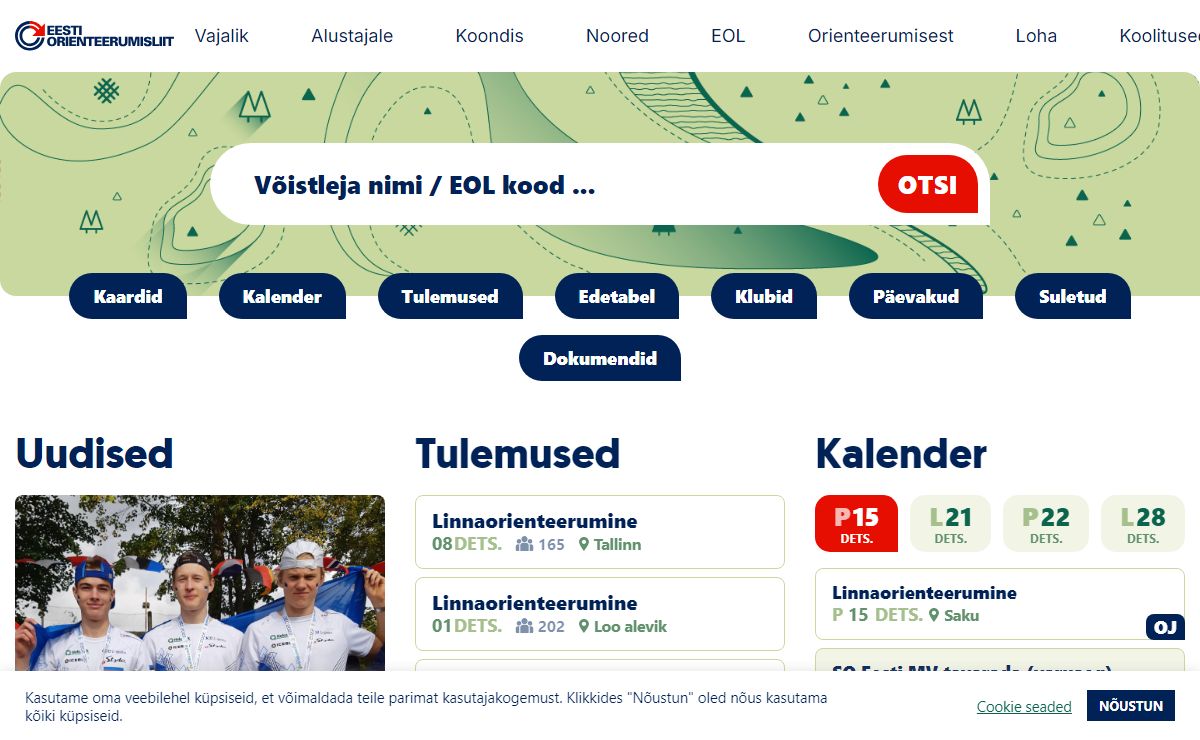 Eesti Orienteerumisliit - Eesti Orienteerumisliit