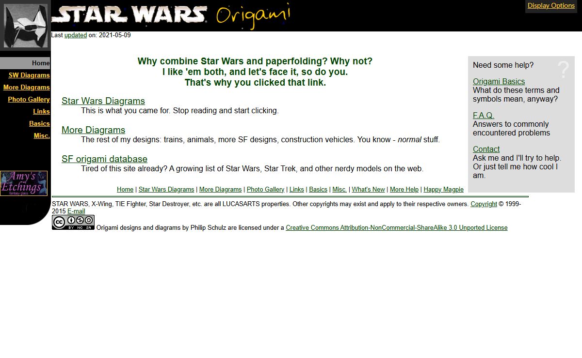 Star Wars Origami