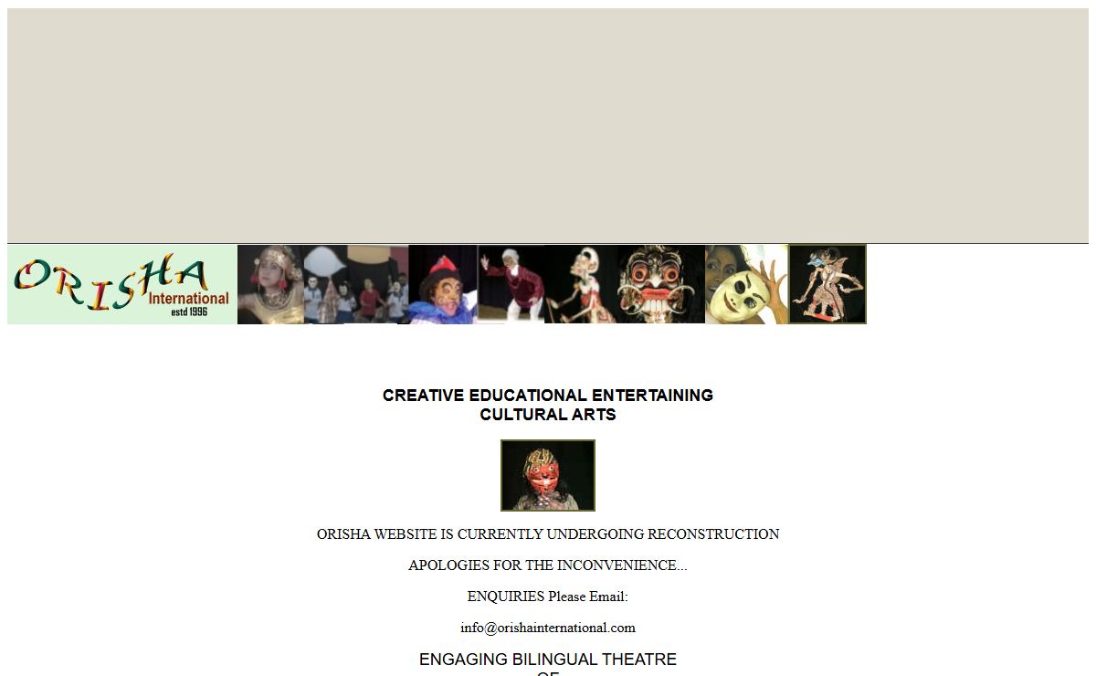 Arts in Education - Mask Dance & Puppet Theatre