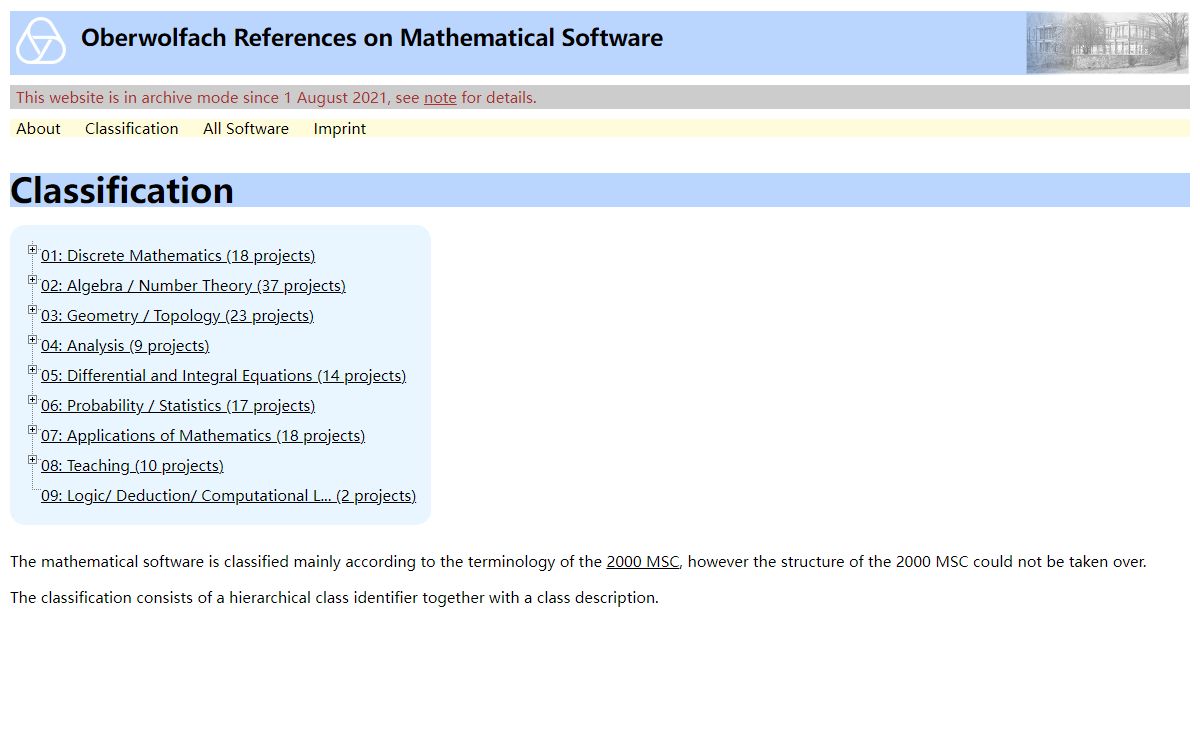 ORMS - Classification