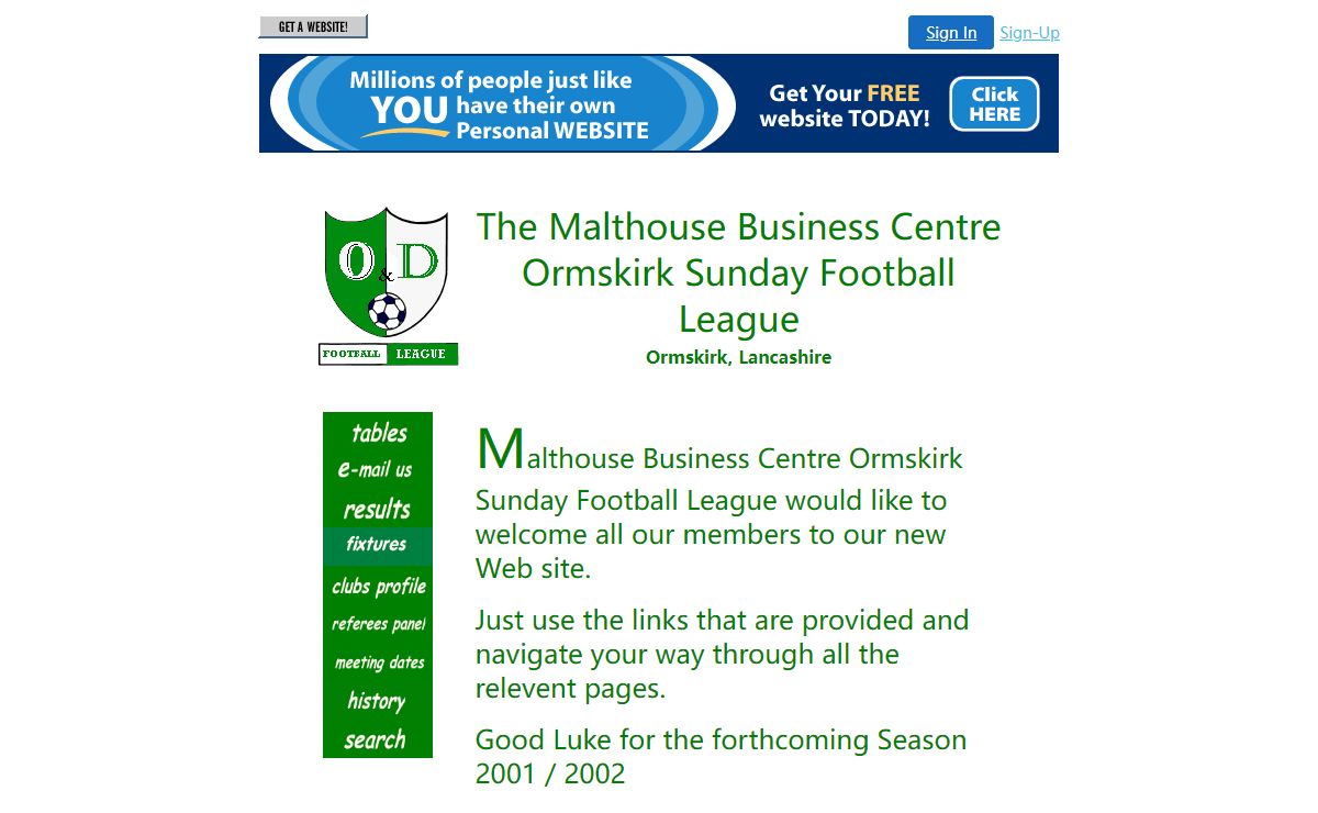 Ormskirk & District Sunday Football League