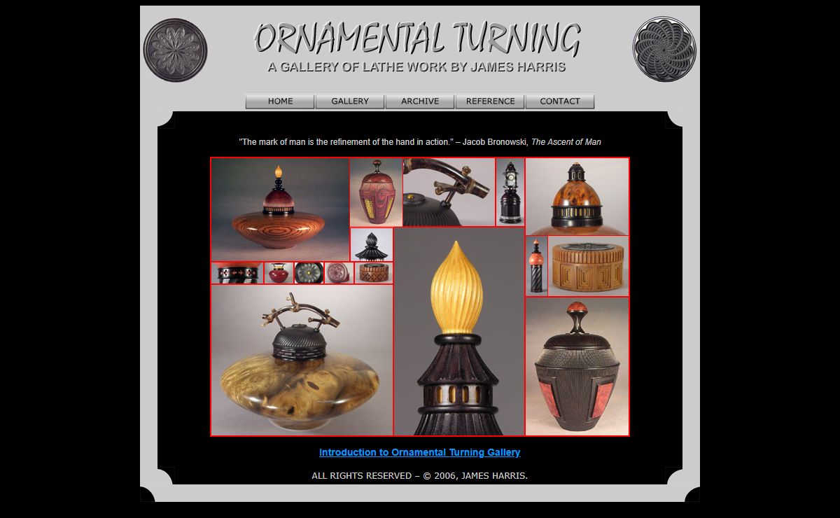 Ornamental Turning Gallery of James Harris
