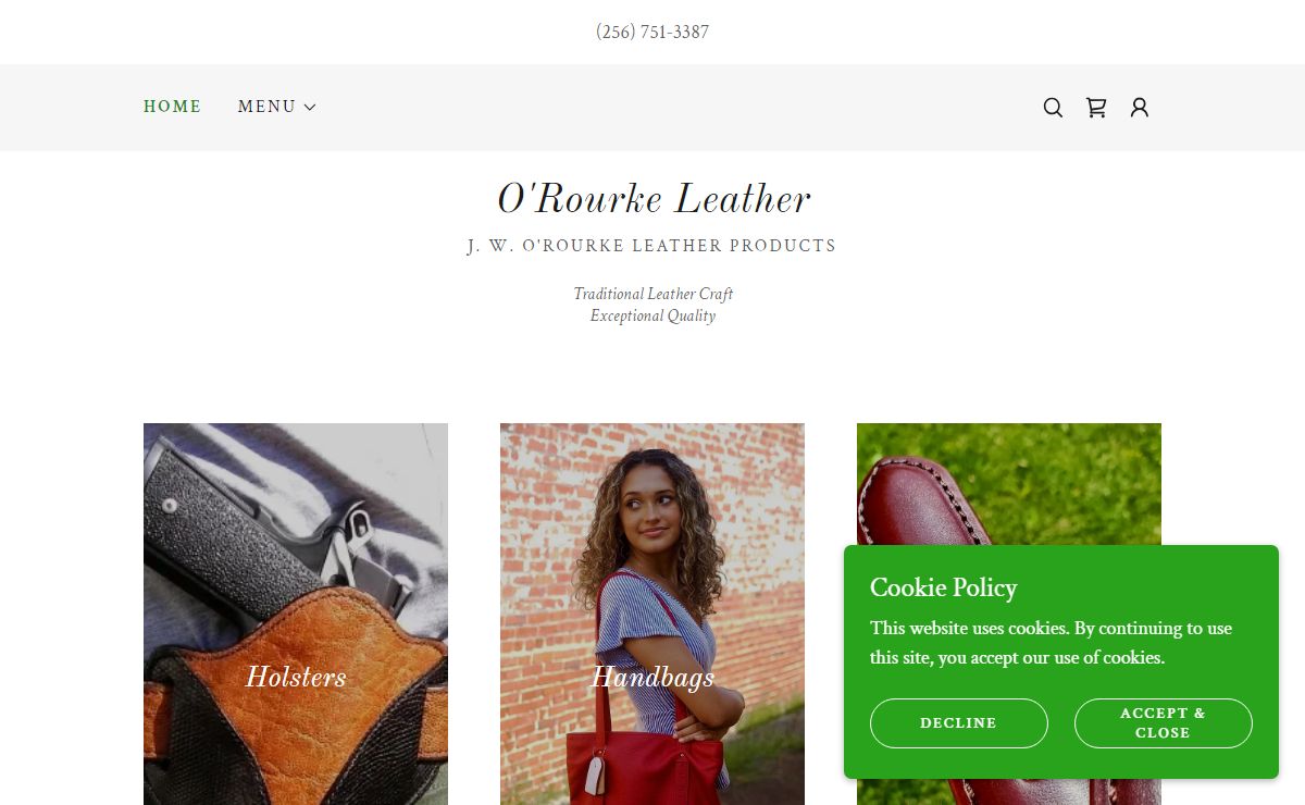 O'Rourke Leather - Leather Products, Original Designs