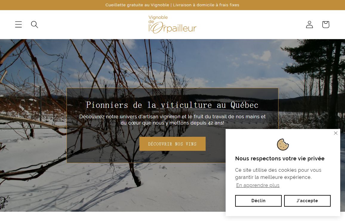 Vignoble de l'Orpailleur | Découvrez les vins du Québec