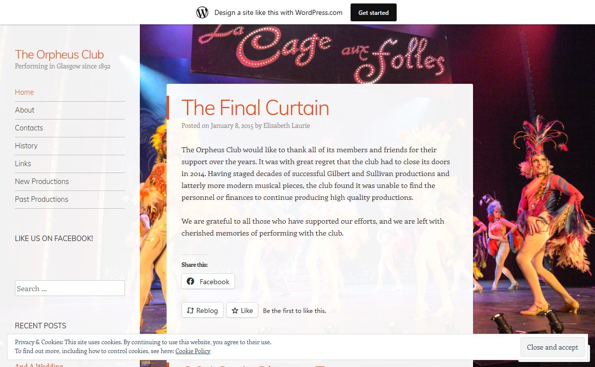 The Orpheus Club – Performing in Glasgow since 1892