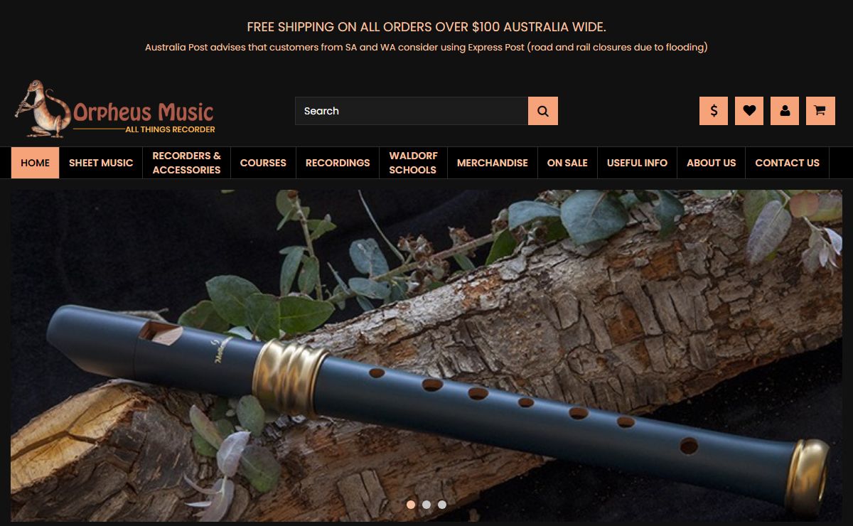Recorders, Lessons, Sheet Music - Orpheus Music