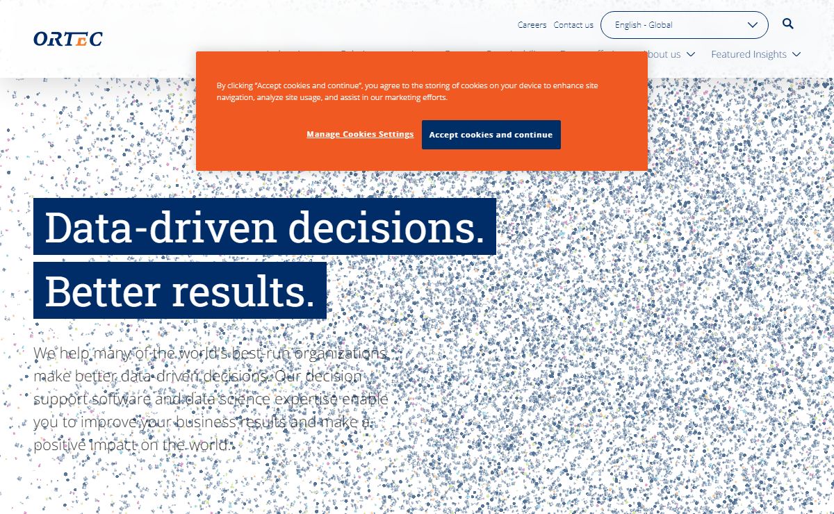 ORTEC | We leverage data & mathematics to improve your business and the world around you