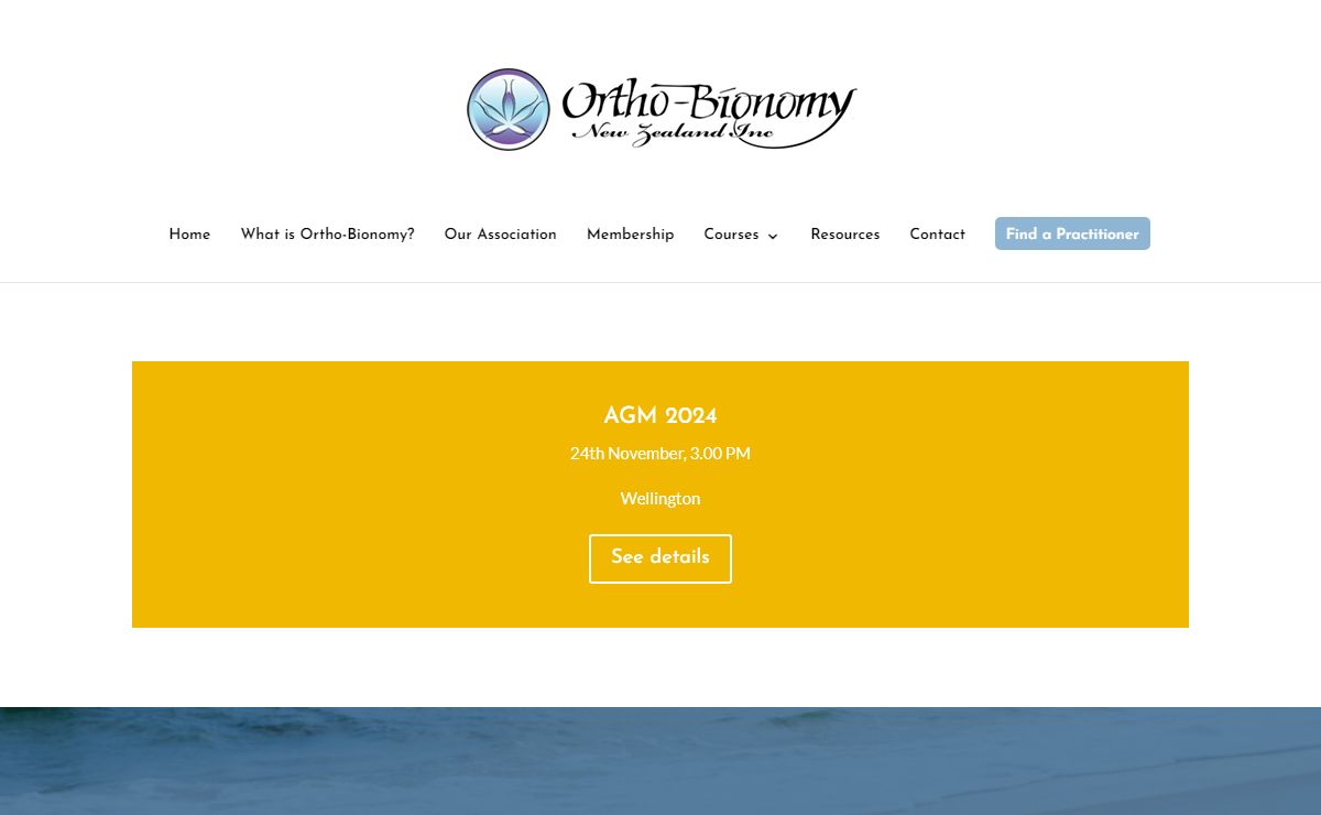 Ortho-Bionomy New Zealand · Home