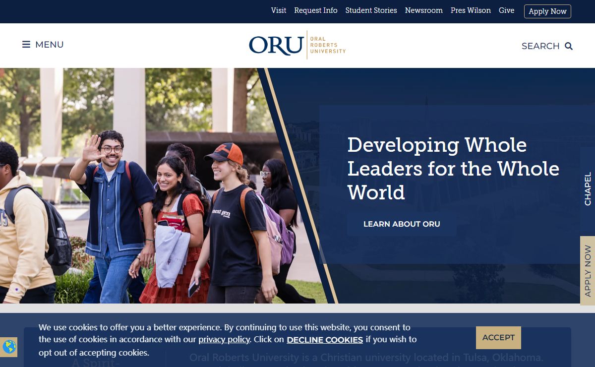 Oral Roberts University | Spirit-Empowered Christian Education