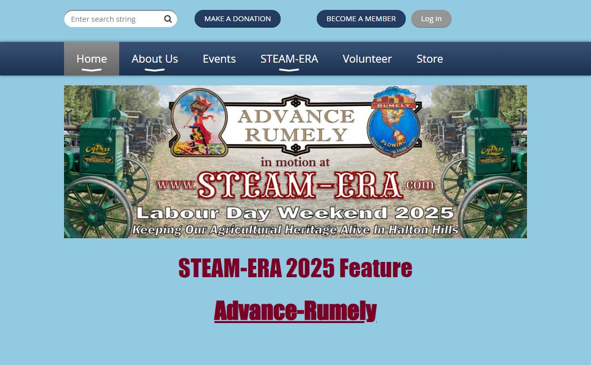 Ontario Steam and Antique Preservers Association - Home
