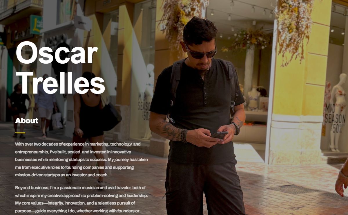 Oscar Trelles | Entrepreneur, Investor, Startup Mentor and Coach