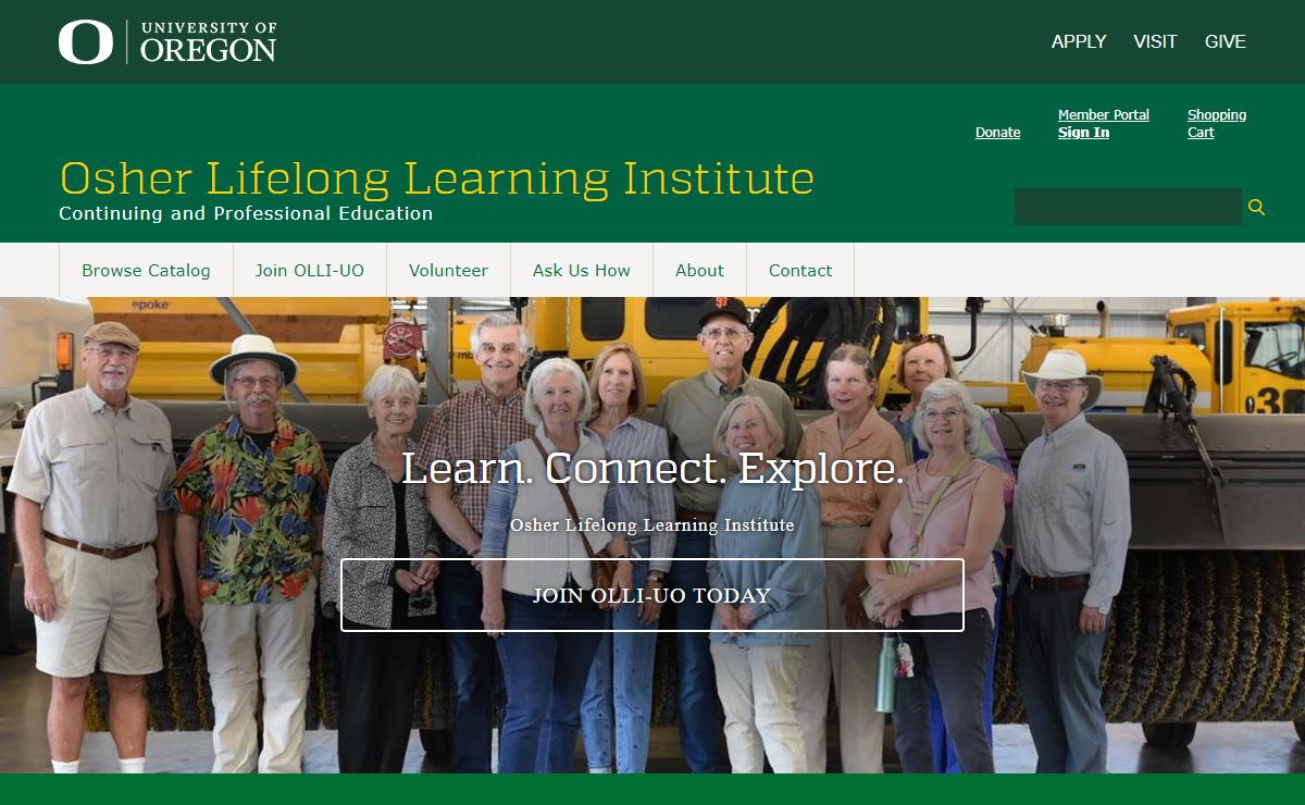 Osher Lifelong Learning Institute at the University of Oregon