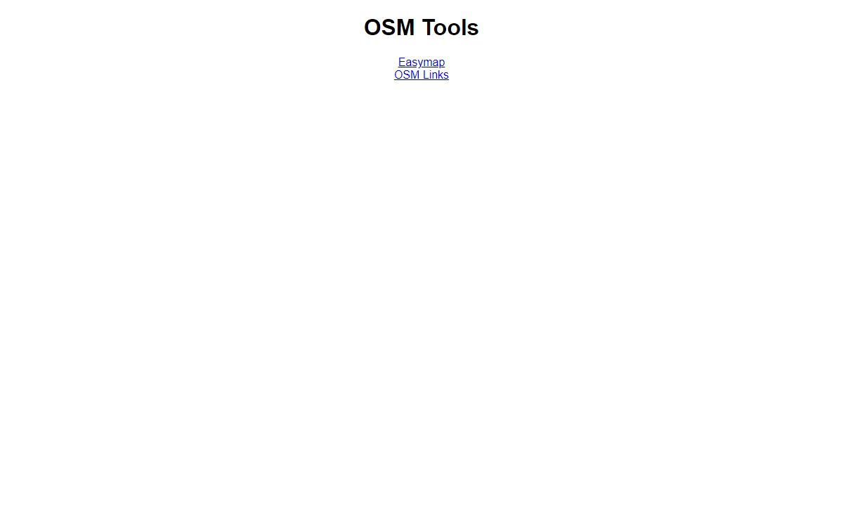 OpenStreetMap Tools