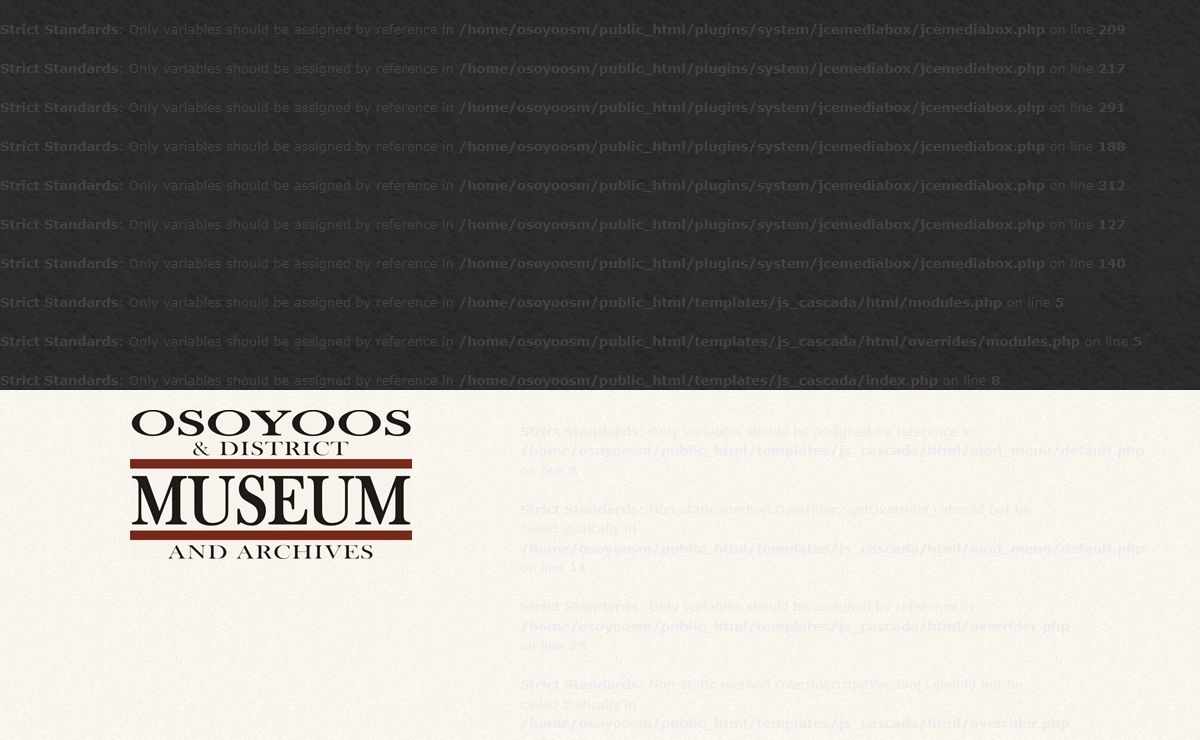 Osoyoos and District Museum and Archives - Home