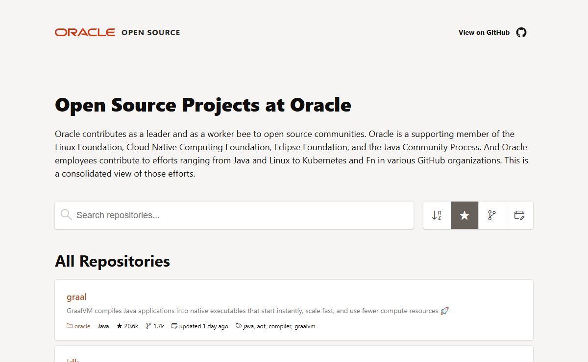 Oracle Open Source