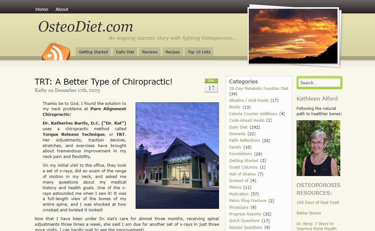 The Osteoporosis Diet - OsteoDiet.com
