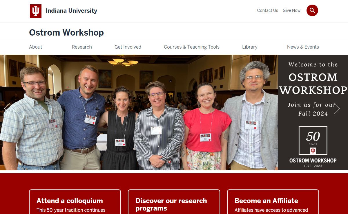 Ostrom Workshop: Indiana University