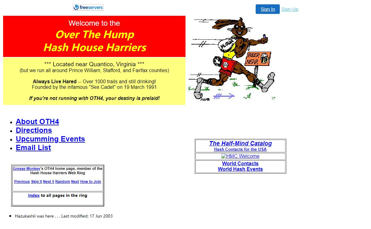 Welcome to the OTH4 Web Page