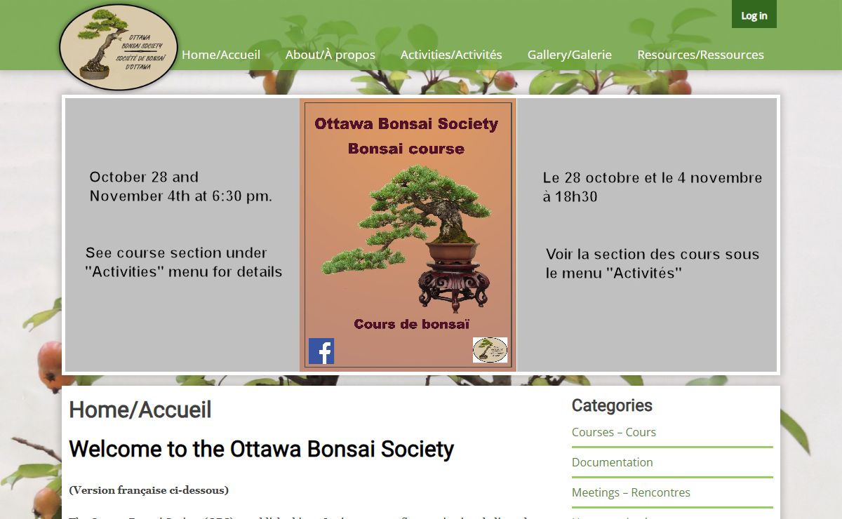 Home/Accueil - Ottawa Bonsai Society