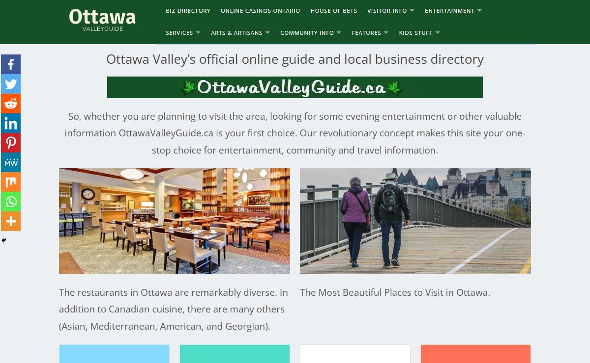Ottawa Valley's official online guide and local business directory - Ottawa Valley Guide