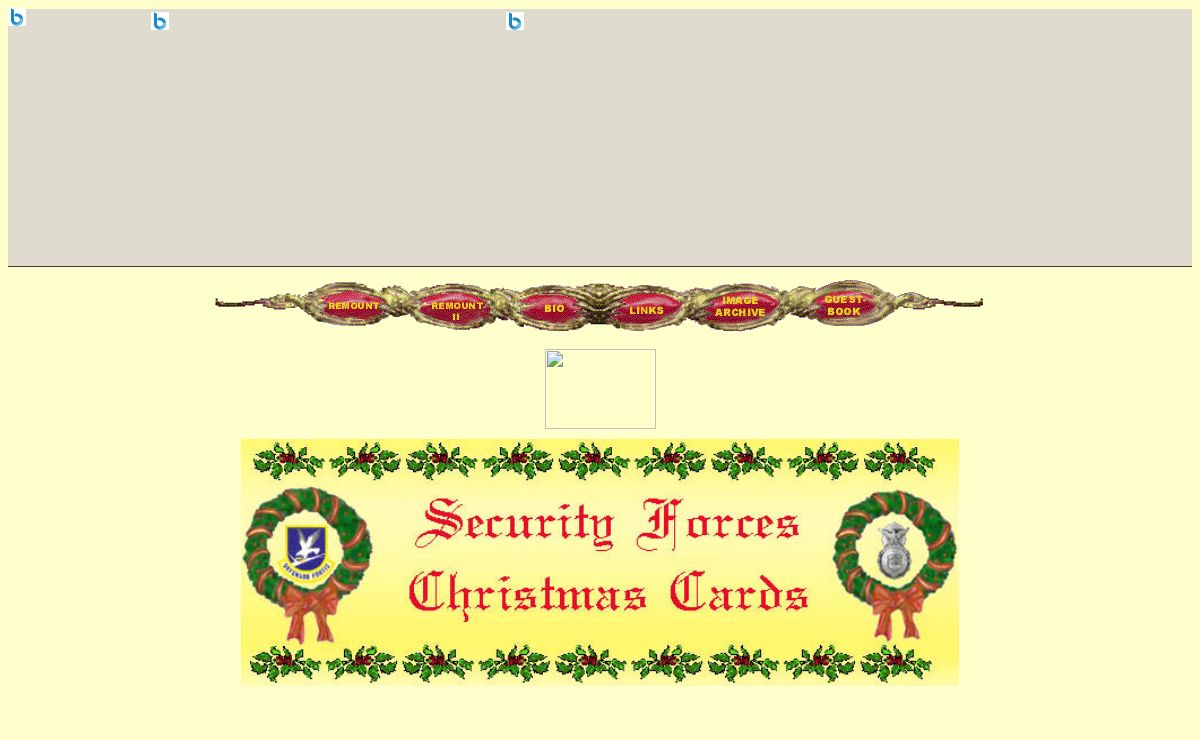 Security Forces Christmas Cards