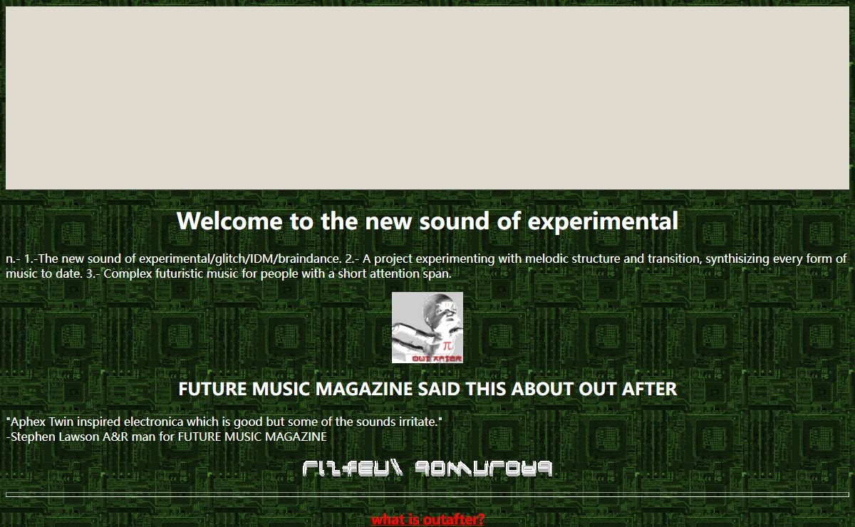 outafter: the new sound