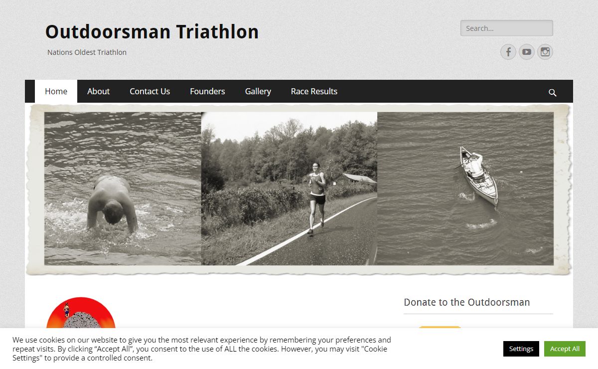 Outdoorsman Triathlon – Nations Oldest Triathlon