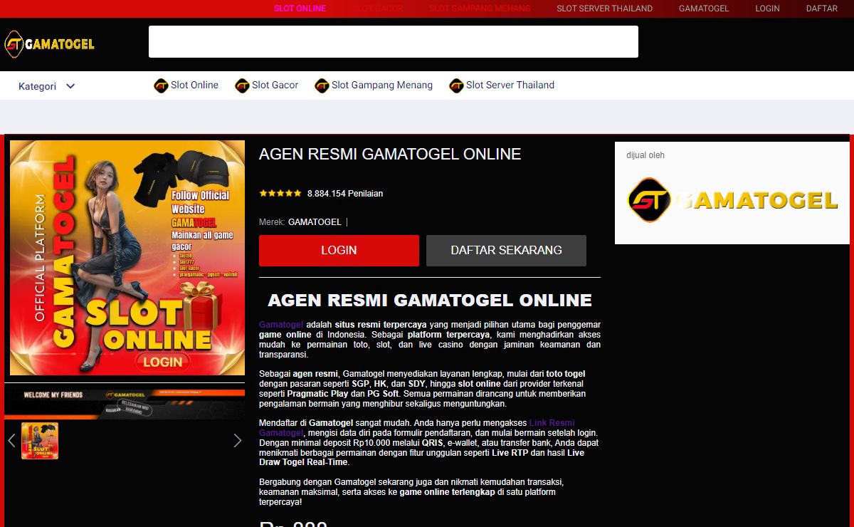 AGEN RESMI GAMATOGEL ONLINE