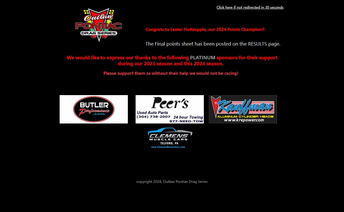 Outlaw Pontiac Drag Series Intro