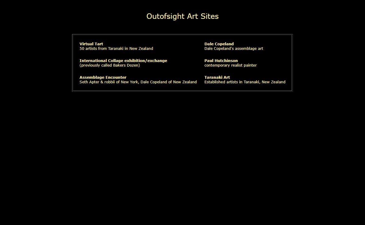 Outofsight Art Sites