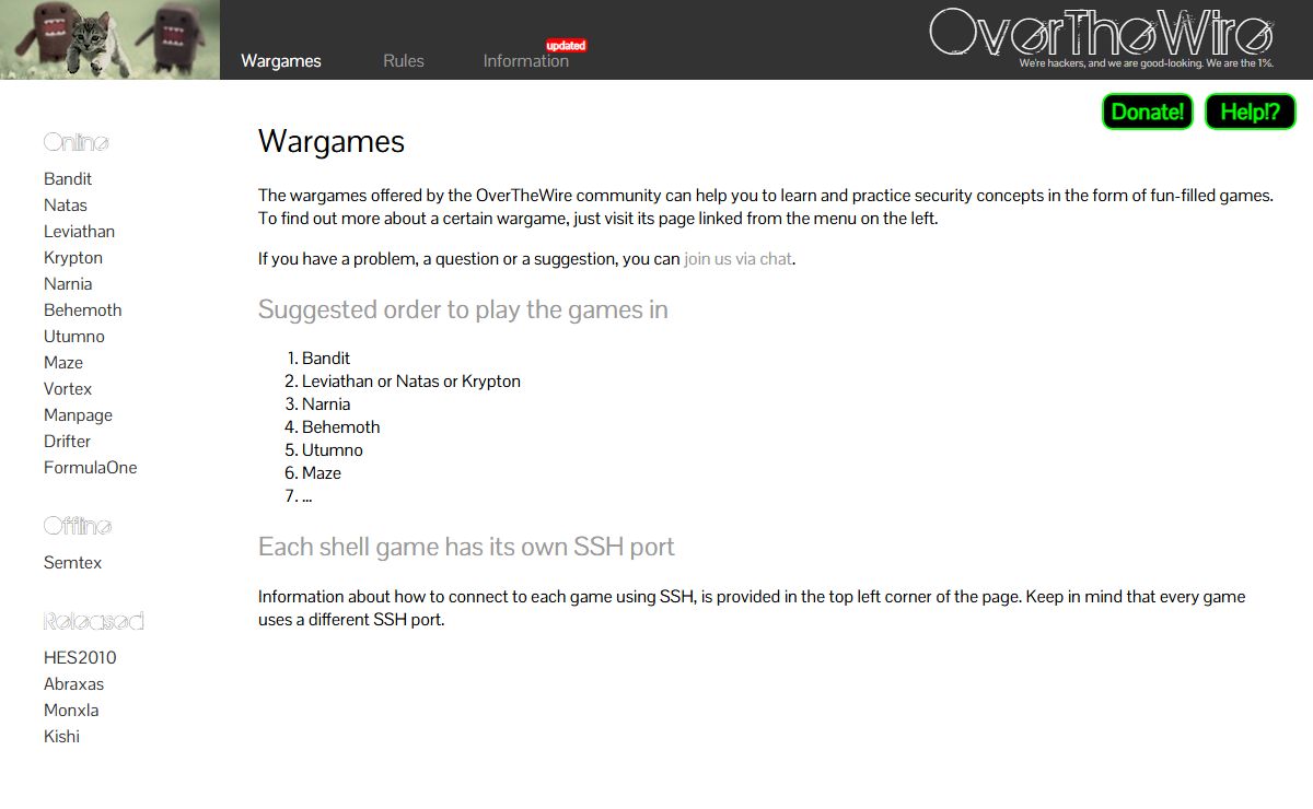 OverTheWire: Wargames