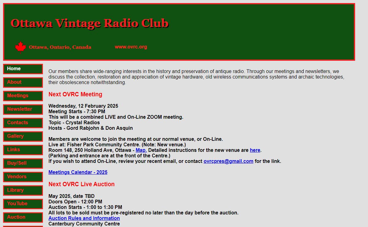 Ottawa Vintage Radio Club