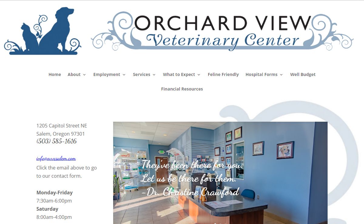 Home - Orchard View Veterinary Center
