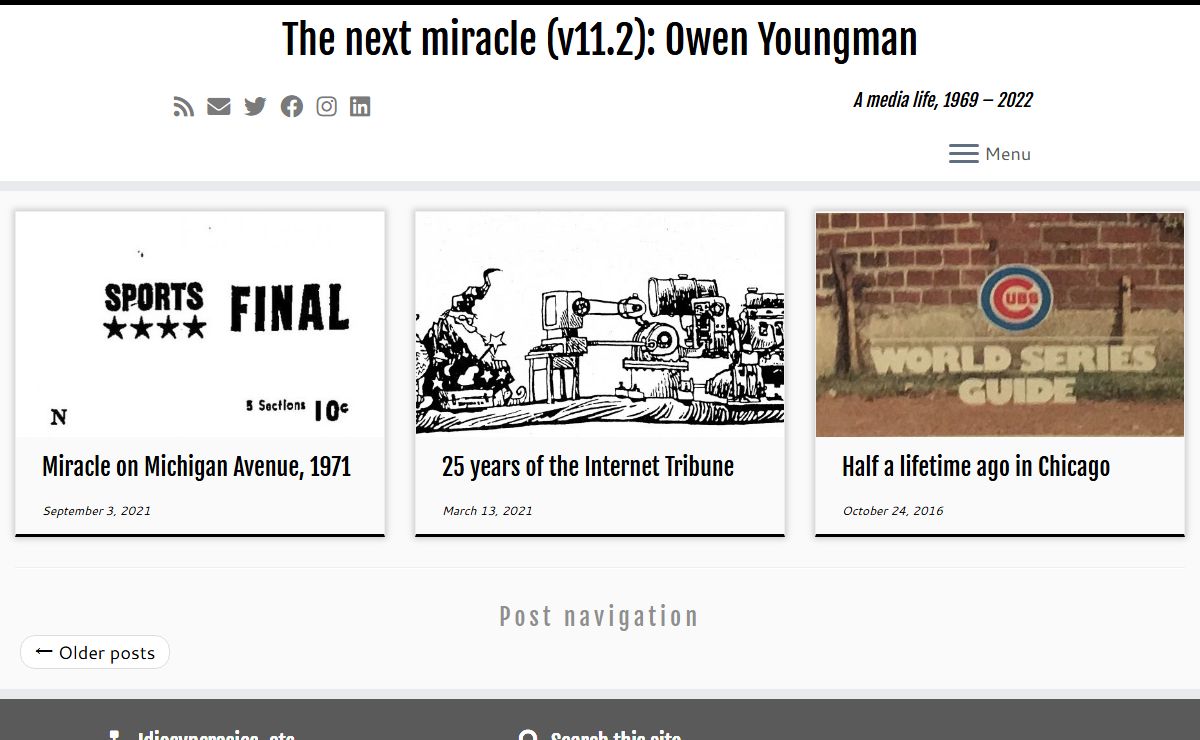 The next miracle (v11.1): Owen Youngman
