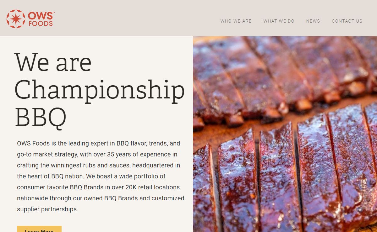 Sauce & Spice Manufacturer | OWS Foods