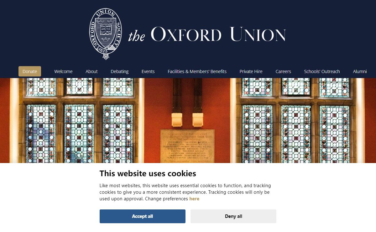 Home | The Oxford Union