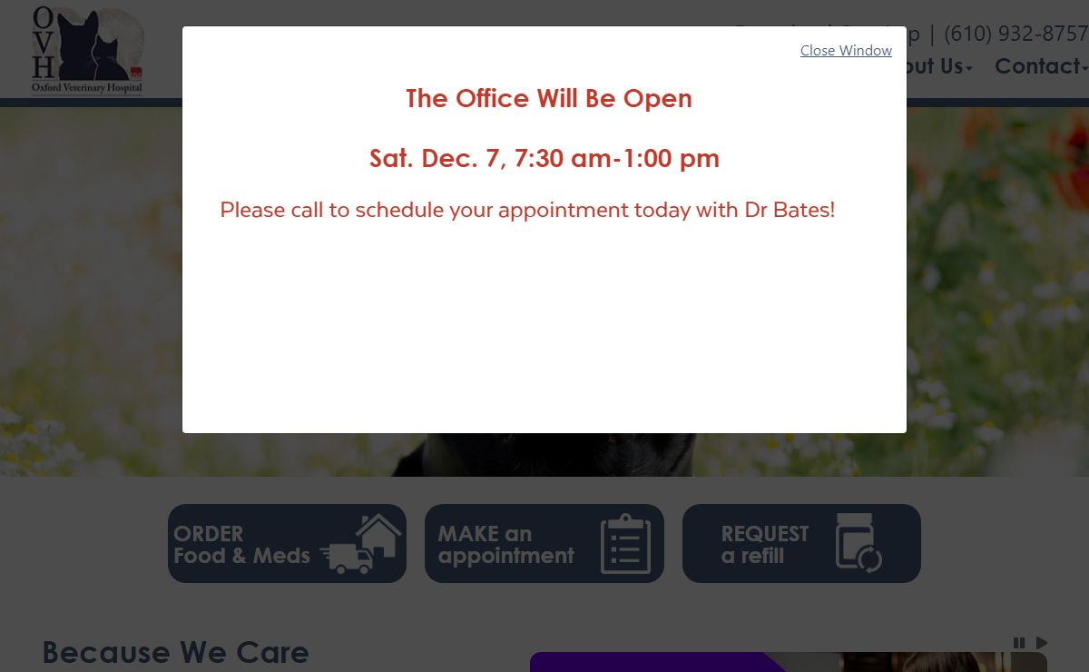 Oxford Veterinary Hospital | Oxford veterinarians